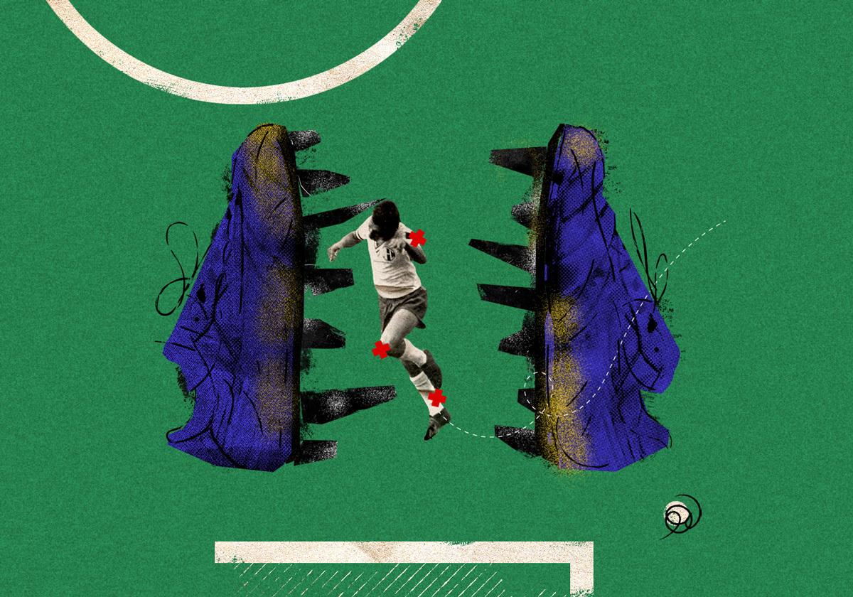 Los tacos de las botas, detrás del aumento de las lesiones de futbolistas