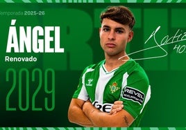 El Betis hace oficial la renovación de Ortiz hasta 2029